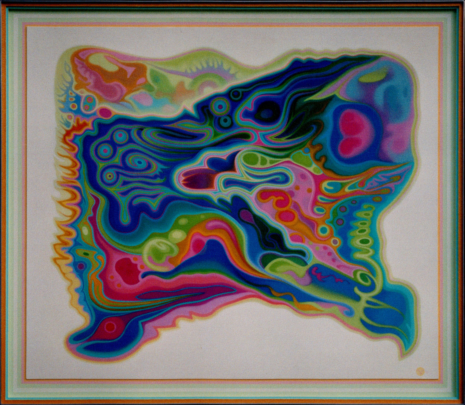 Vanessa Rampant, 1996, Oil, 53.5x46.5